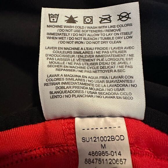 Nike Dri-Fit Black Elastic Waist Drawstring Skort Woman’s Size M - Picture 6 of 6